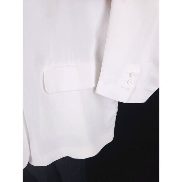 MM6 Maison Margiela Classic Blazer Size 42 US 6 White NWT $880 - Picture 6 of 14